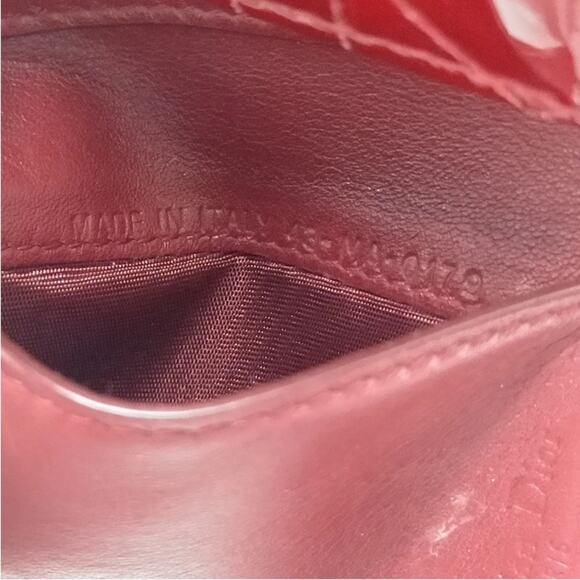 Dior Red Lotus Wallet - Picture 8 of 9